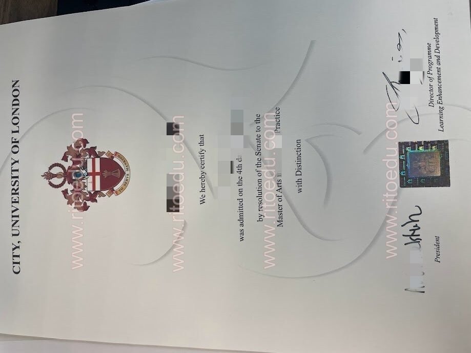 做一份伦敦大学城市学院精品毕业证成绩单要几天？英国文凭购买