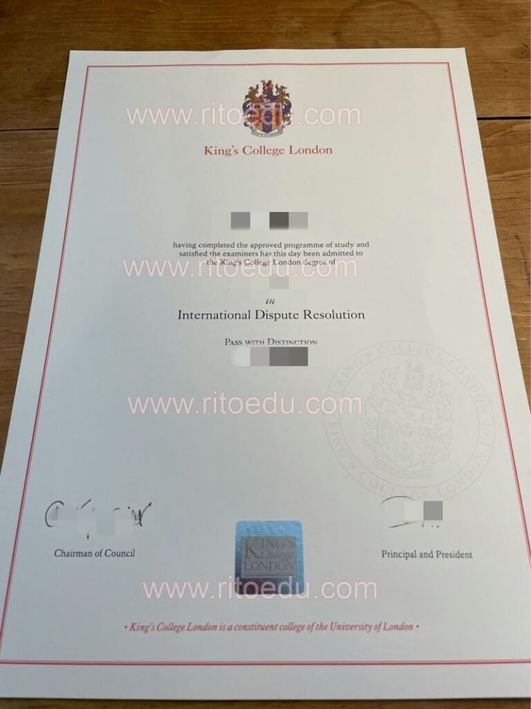 伦敦国王学院硕士毕业证办理|KCL文凭成绩购买,英国文凭证书