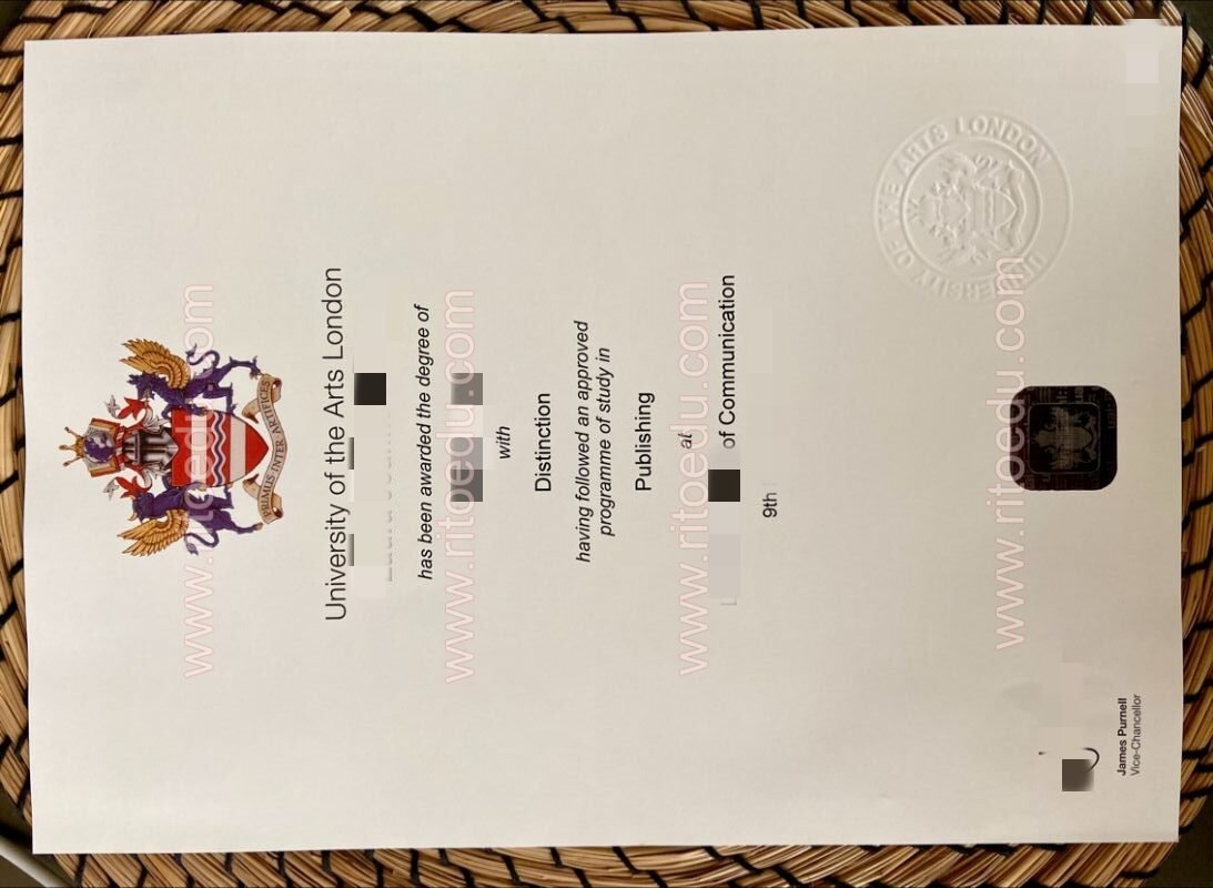 定制伦敦艺术大学毕业证书，英国UAL成绩单制作