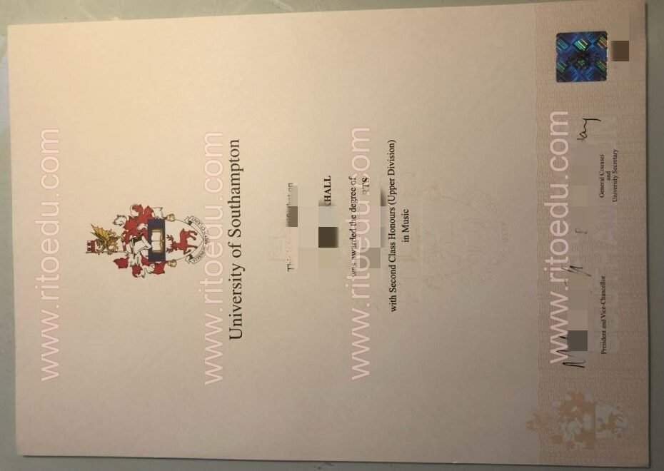 购买南安普顿大学毕业证书，办理修咸顿大学文凭成绩单最佳流程