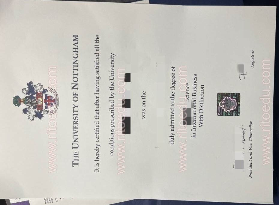了解英国诺丁汉大学毕业证成绩单购买流程，诺汀罕大学文凭购买