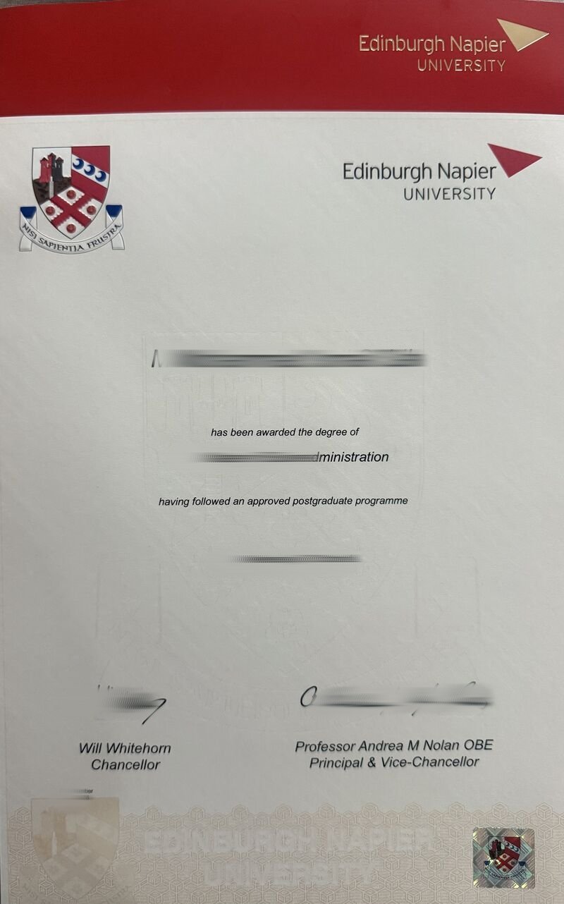 爱丁堡龙比亚大学文凭,爱丁堡纳皮尔大学毕业证成绩单购买,英国大学学历学位认证,留信认证