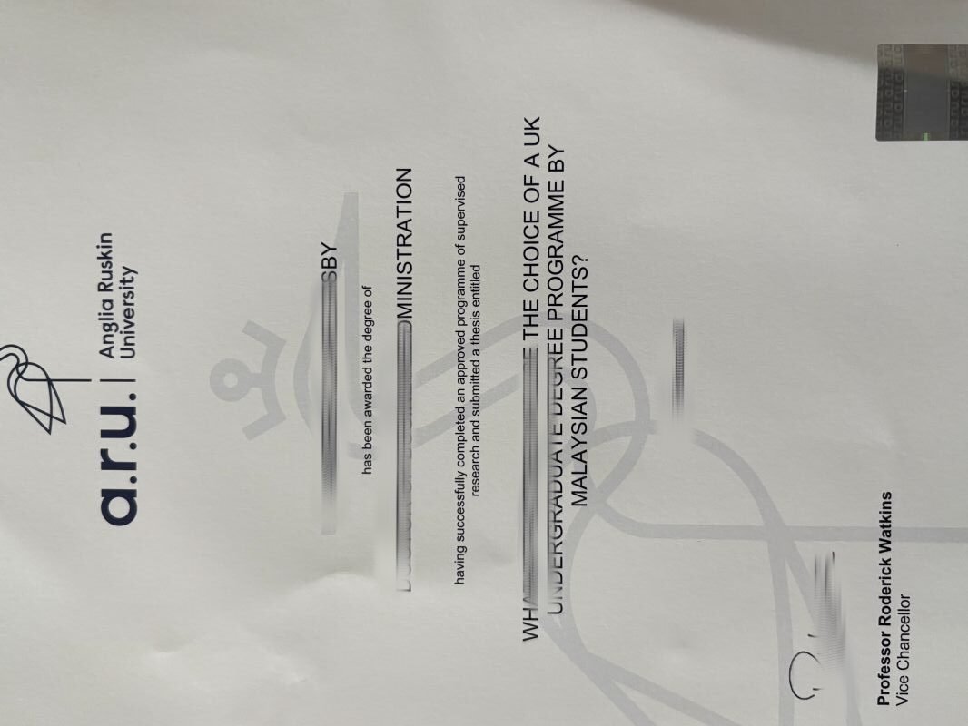 哪里可以买安格利亚鲁斯金大学毕业证成绩单，英国ARU文凭