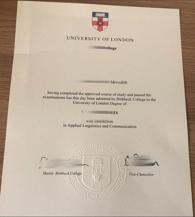 伦敦大学伯贝克学院学位证丢了怎么办？英国伦敦大学伯贝克学院毕业证成绩单样本,英国教育部认证,留信认证
