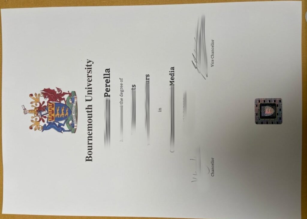 原版办理伯恩茅斯艺术大学毕业证成绩单,英国伯恩茅斯艺术大学真实教育部认证,留信认证 ,真实Arts University Bournemouth学历认证