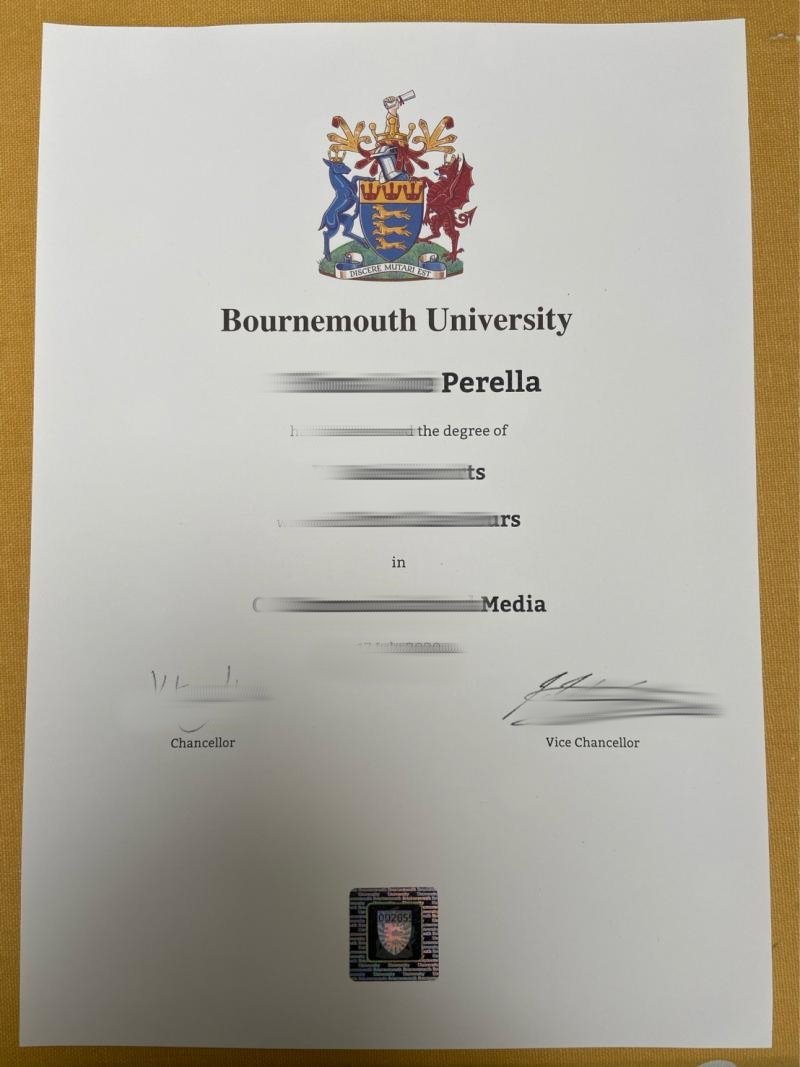 哪里可以买伯恩茅斯艺术大学毕业证成绩单,英国教育部认证,真实留信认证AUB本科学位证伯恩茅斯艺术大学硕士学历