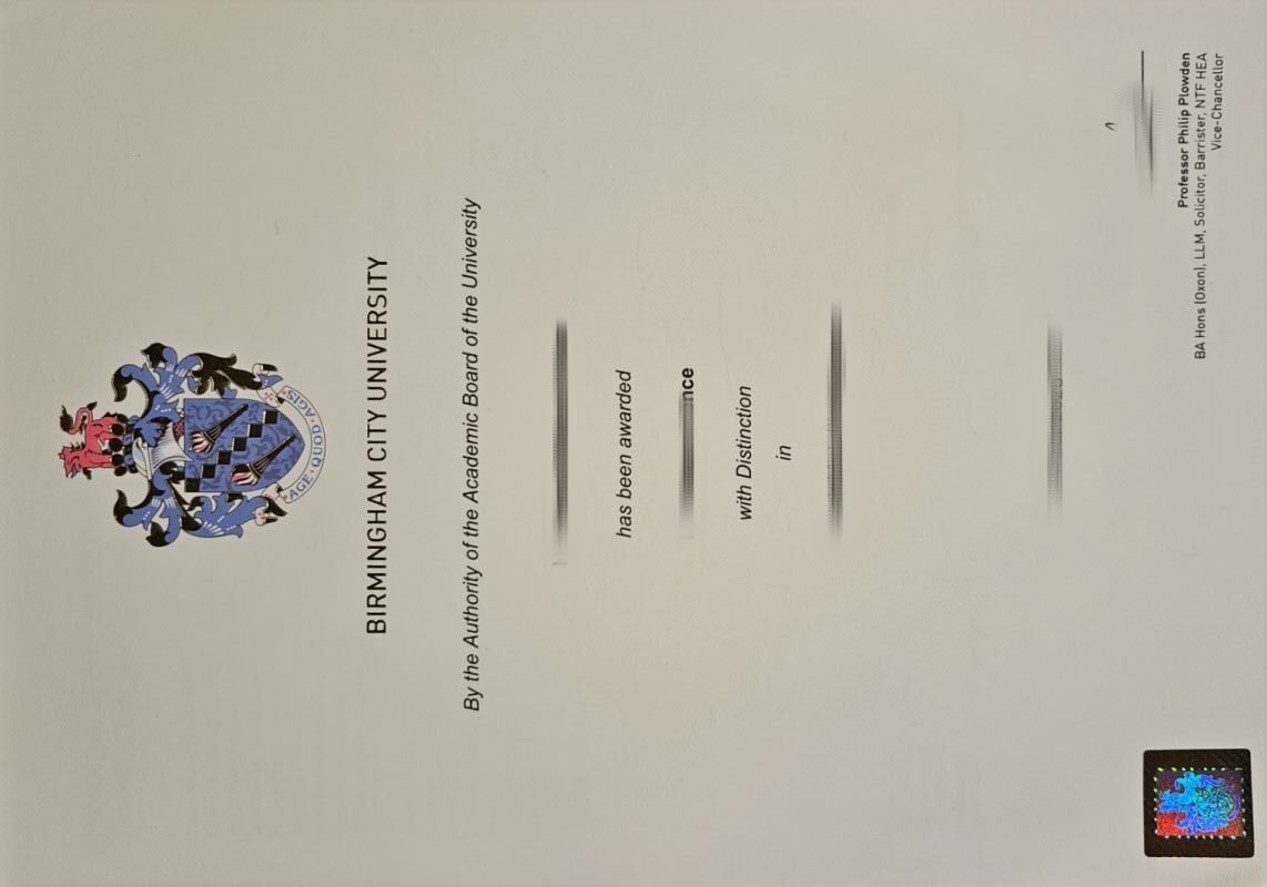 最新伯明翰城市大学毕业证成绩单，英国BCU文凭证书购买