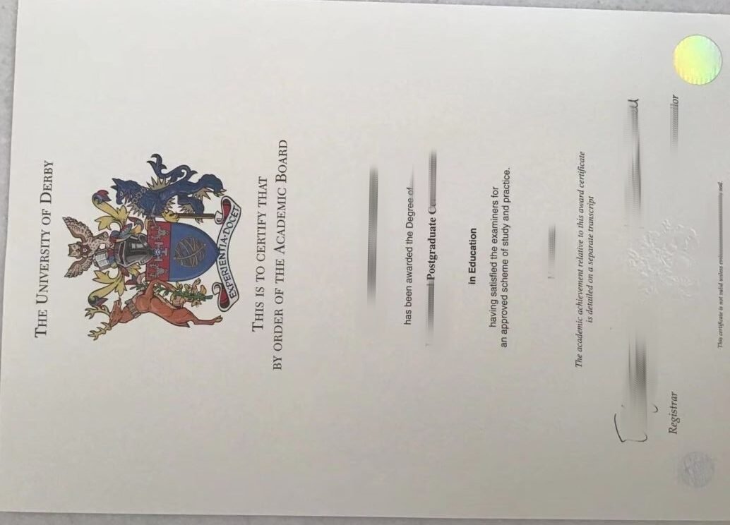 英国德比大学毕业证成绩单购买，英国大学历届毕业证书制作