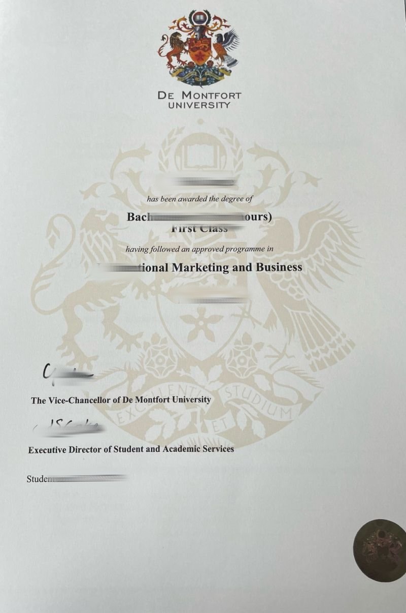 购买德蒙福特大学毕业证，办理德蒙福特大学学位证成绩单，英国DMU留信认证，英国DMU教育部认证