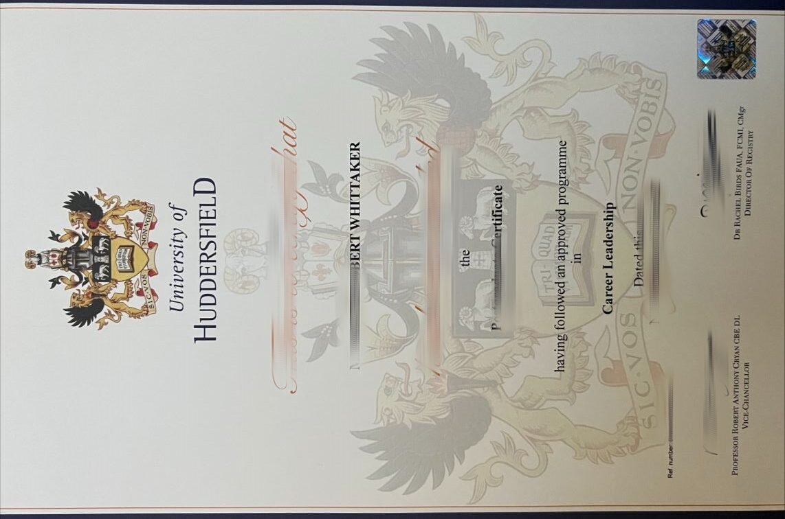 在线看哈德斯菲尔德大学毕业证书模板,英国原版成绩单购买