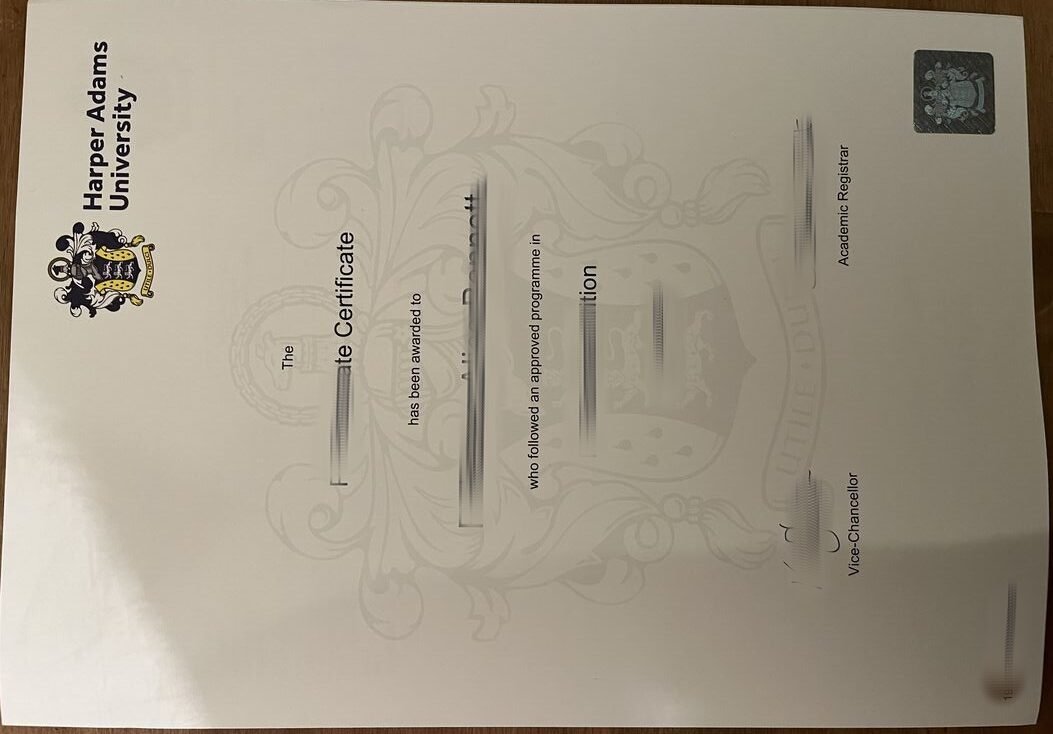 排版定制哈珀亚当斯大学原版毕业证成绩单,英国大学文凭一比一制作