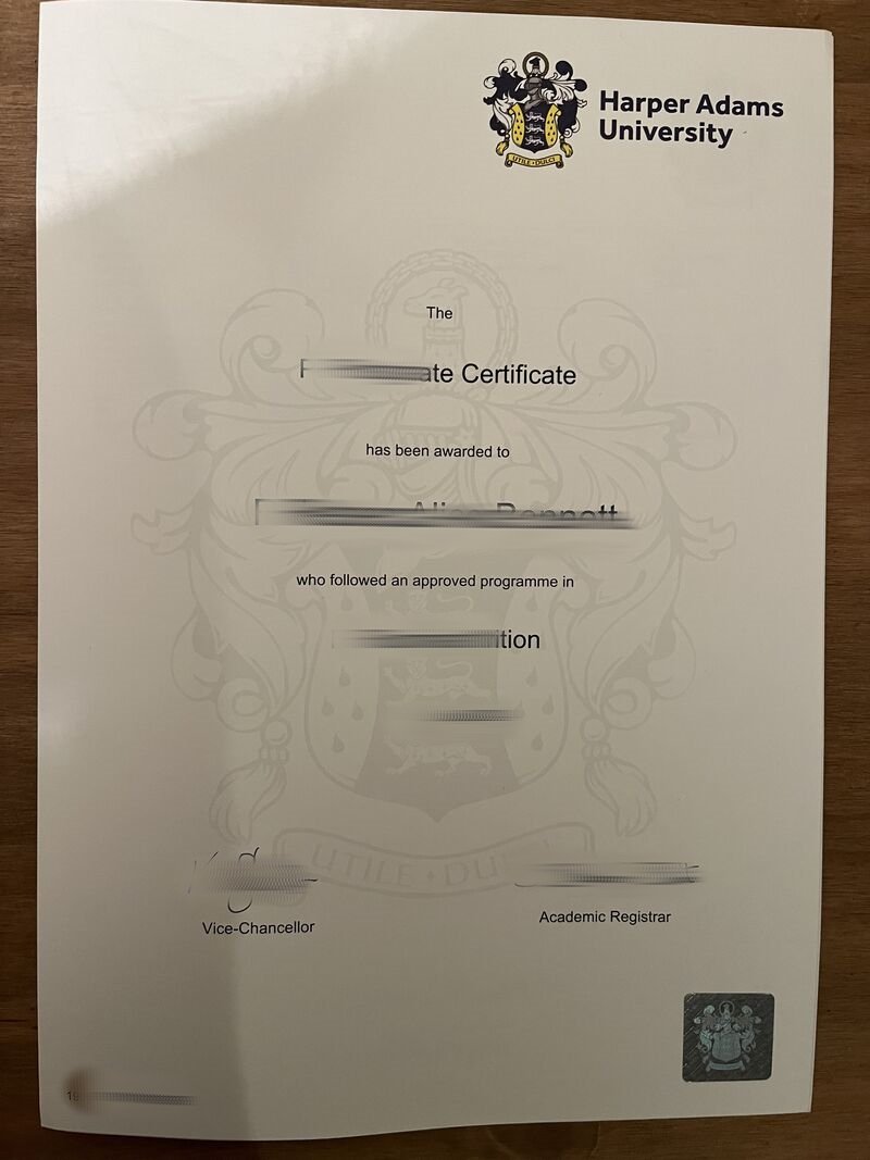 排版哈珀亚当斯大学毕业证成绩单英国未毕业怎么做真实留信认证,办理做教育部认证需要多长时间？