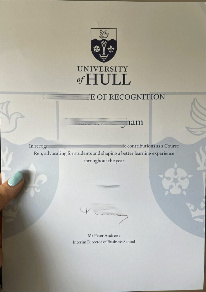 赫尔大学挂科拿不到毕业证独家渠道申请留信文凭认证英国赫尔大学毕业证最新版本模板图，英国University of Hull学位证成绩单等材料独家办理渠道
