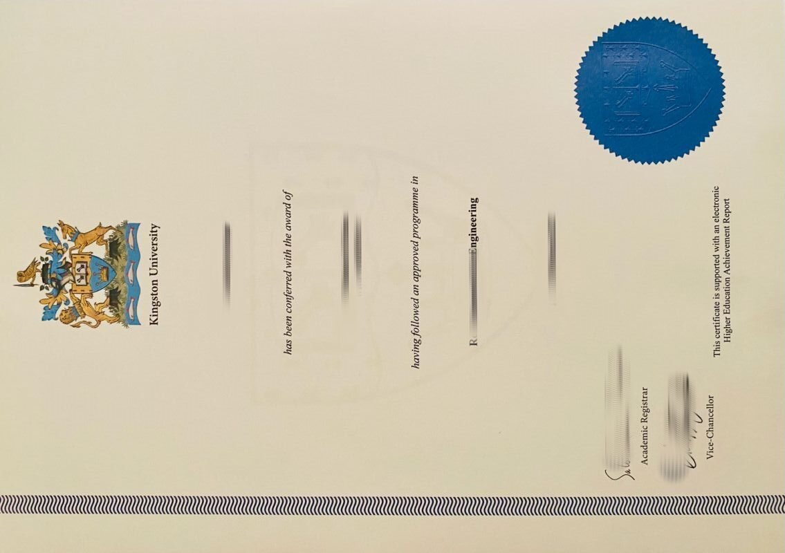 英国金斯顿大学毕业证成绩单快速定制，金斯顿技术学院文凭购买
