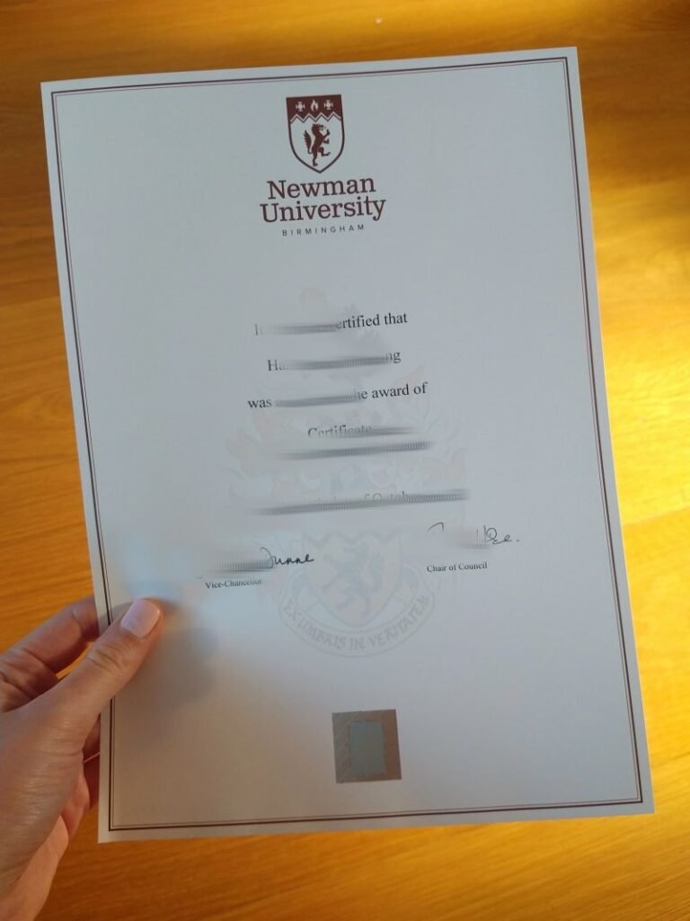 校原版做纽曼大学毕业证书快速办英国学位证,未能正常毕业怎么做真实留信认证,回国一定要教育部认证吗