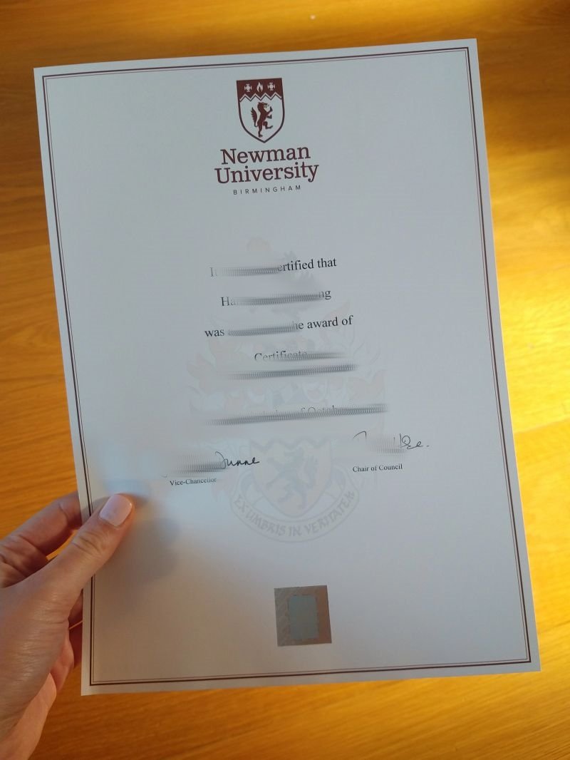 校原版做纽曼大学毕业证书快速办英国学位证,未能正常毕业怎么做真实留信认证,回国一定要教育部认证吗