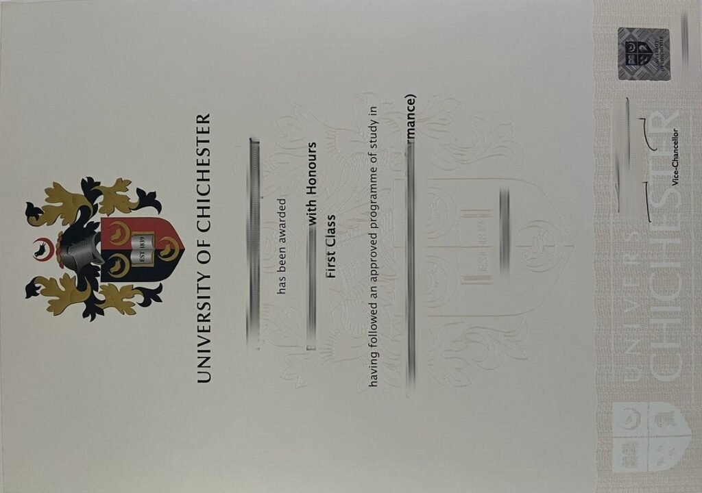 奇切斯特大学毕业证办理,Chichester文凭定制,奇切斯特大学