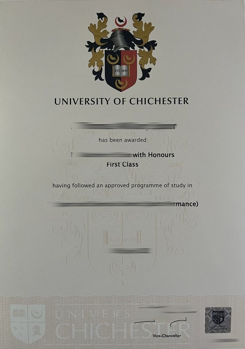 奇切斯特大学毕业证办理,UoC文凭定制,奇切斯特大学diploma原版复刻UoC真实留信认证,英国UoC教育部学历认证