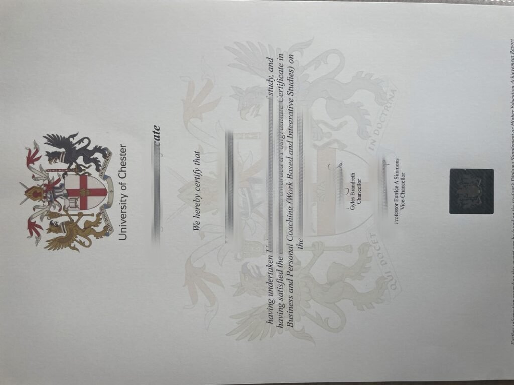 切斯特大学毕业证购买|英国Chester文凭制作质量新时代