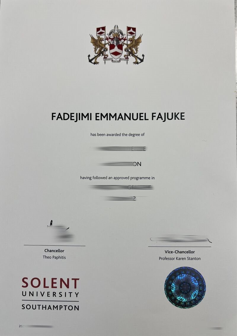 办理索伦特大学毕业证,购买Solent文凭学历,Solent毕业证制作,索伦特大学文凭办理,英国教育部认证真实留信认证