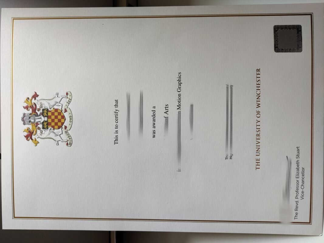 办理温切斯特大学原版毕业证成绩单，英国毕业证书购买