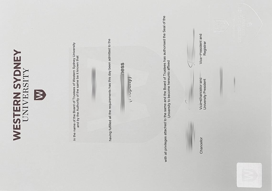 深入了解西悉尼大学毕业证购买流程，WSU成绩单制作