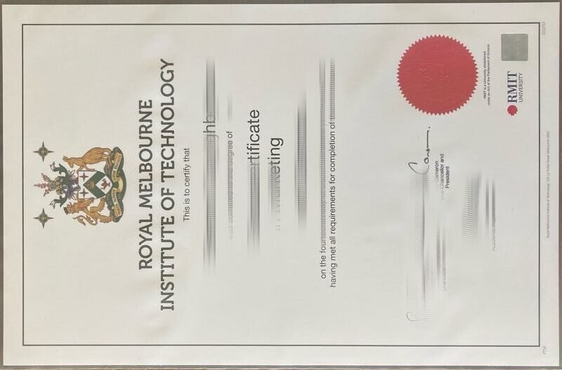 未毕业做皇家墨尔本理工大学毕业证书，RMIT成绩单制作