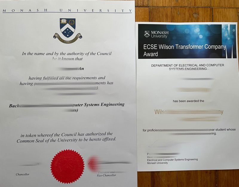 未毕业办理莫纳什大学毕业证书,蒙纳士大学成绩单文凭制作,澳洲真实留信存档认证