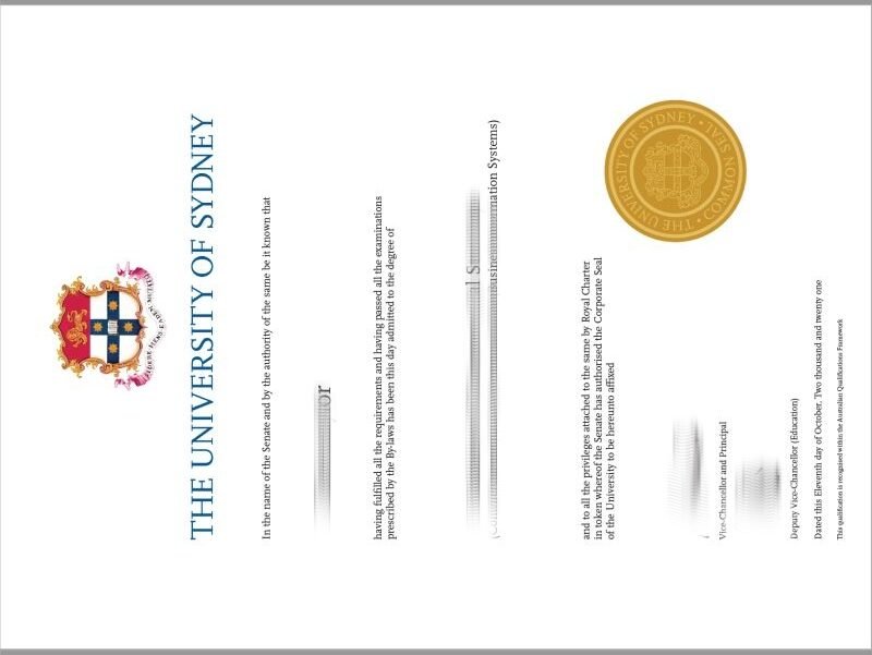 快速购买悉尼大学毕业证成绩单，USYD文凭证书