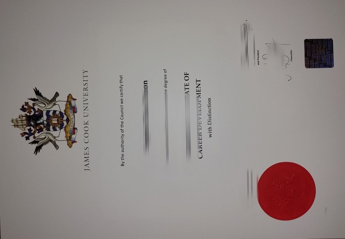 查看詹姆斯库克大学毕业证模版，澳洲JCU成绩单制作