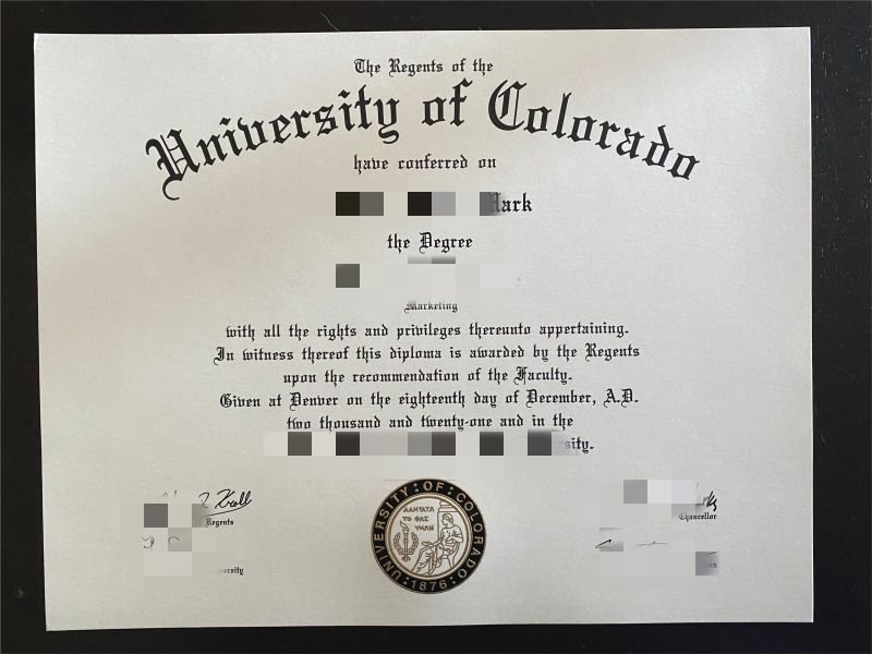 科罗拉多大学博尔德分校文凭美国diploma购买CU Boulder毕业证成绩单办理科罗拉多大学博尔德分校成绩单transcript美国真实留信认证