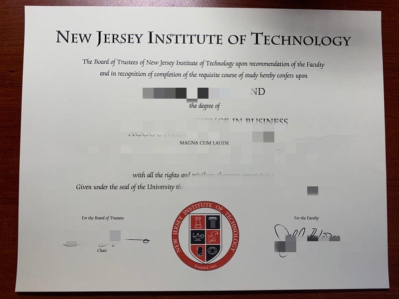 新泽西理工学院毕业证diploma办理NJIT成绩单样本新泽西理工学院学位证制作美国本科transcript硕士学历美国留信认证