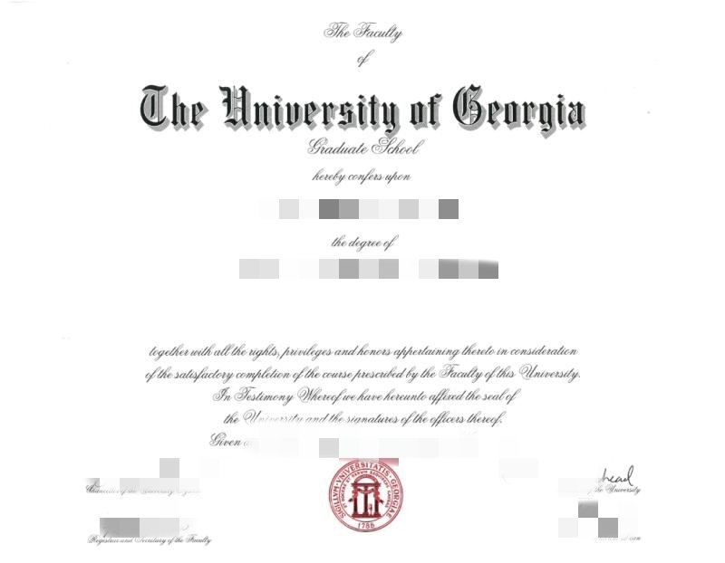 挂科办理佐治亚大学毕业证办美国diploma要多久定制UGA文凭成绩单佐治亚大学transcript购买美国留信认证留才认证