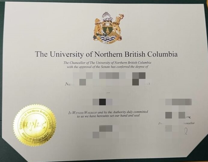购买北不列颠哥伦比亚大学毕业证成绩单，UNBC文凭证书