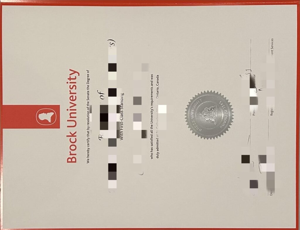 加拿大布鲁克大学毕业证办理,布洛克大学本科文凭定制,硕士文凭购买,精仿diploma布鲁克大学留信认证创建于1964年是加拿大前十名最有价值的公立大学之一