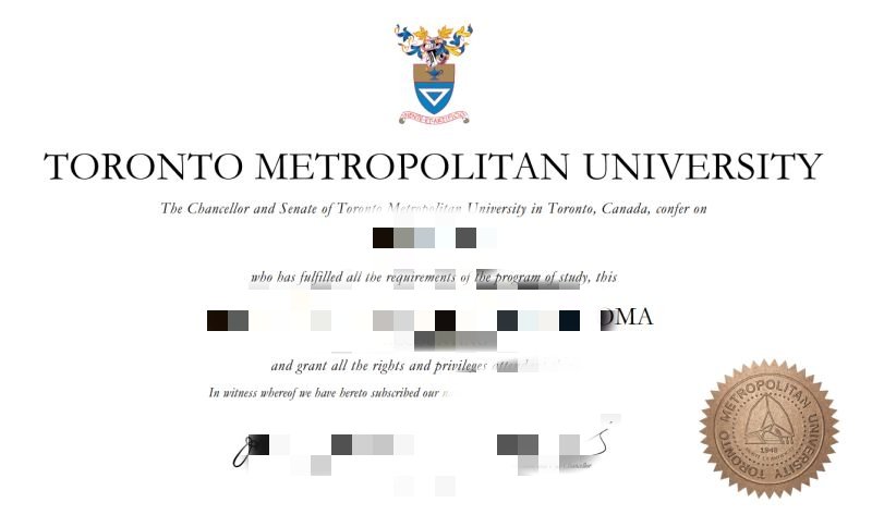 购买多伦多都会大学diploma办理加拿大毕业证成绩单transcript多伦多都会大学文凭证书加拿大留信认证