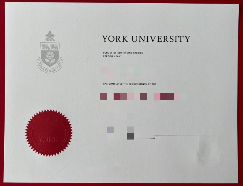 加拿大约克大学毕业证成绩单办理,York文凭定制,精仿加拿大diploma文凭约克大学留信认证