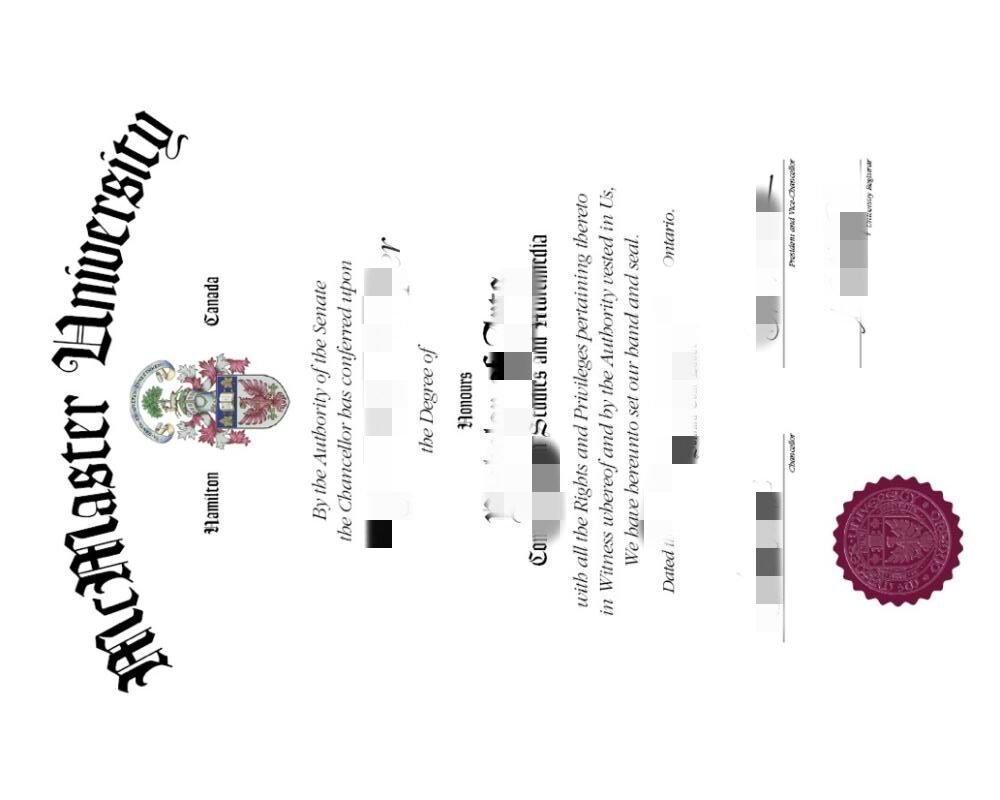 订购麦克马斯特大学Mac毕业证，McMaster成绩单仿制