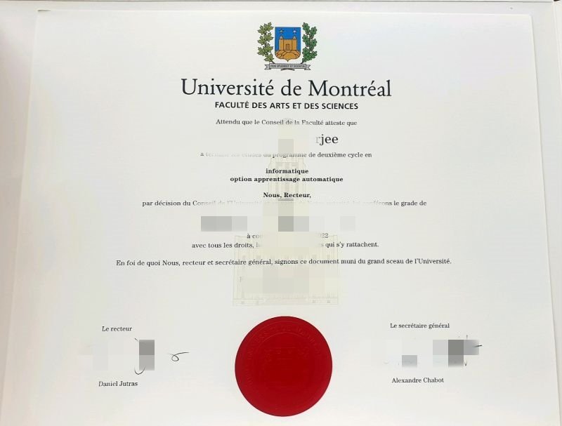 挂科办理蒙特利尔大学毕业证办加拿大diploma要多久定制UdeM文凭成绩单蒙特利尔大学transcript购买UdeM留信认证留才认证