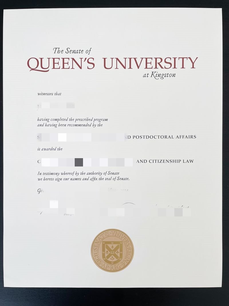 挂科办理女王大学毕业证办加拿大diploma要多久定制QU文凭成绩单加拿大transcript购买QU留信认证留才认证