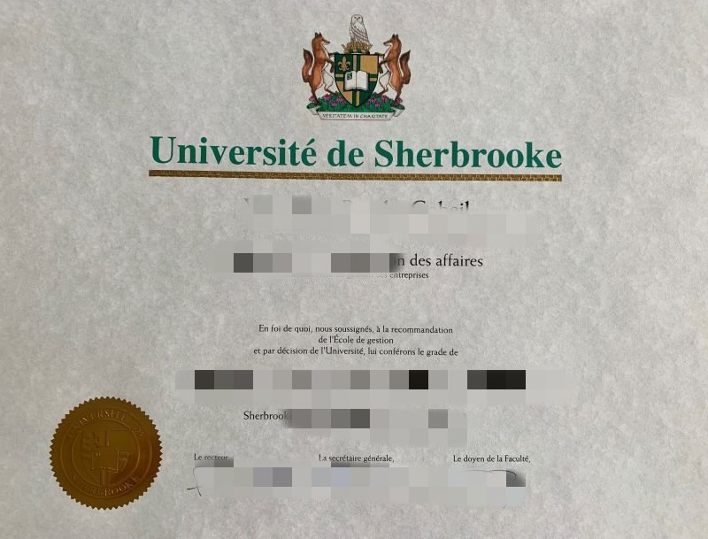 就读舍布鲁克大学未能毕业做文凭diploma购买加拿大毕业证成绩单舍布鲁克大学留信认证