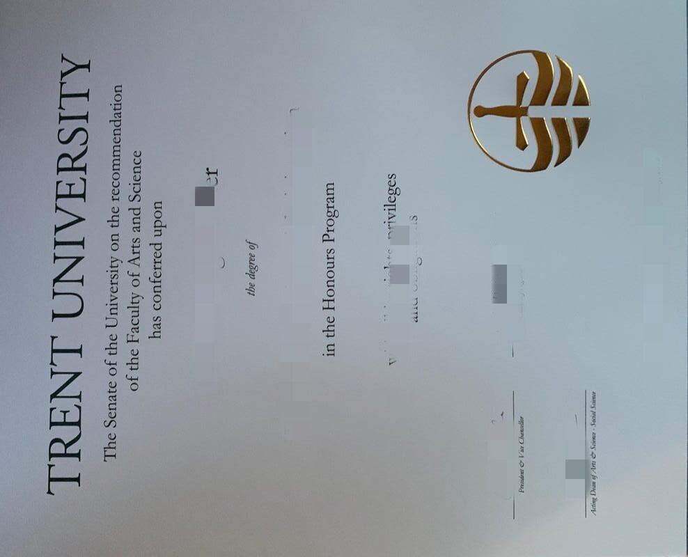就读特伦特大学未能毕业做毕业证书成绩单，加拿大文凭