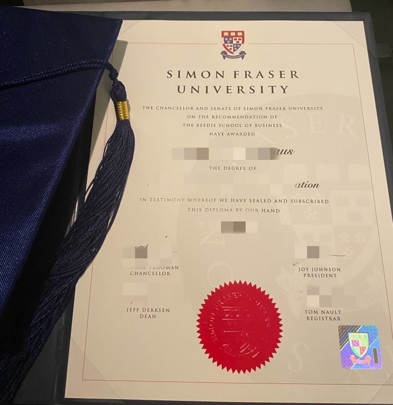 挂科购买西蒙菲莎大学文凭diploma购买SFU毕业证成绩单西蒙菲莎大学留信认证加拿大海牙认证
