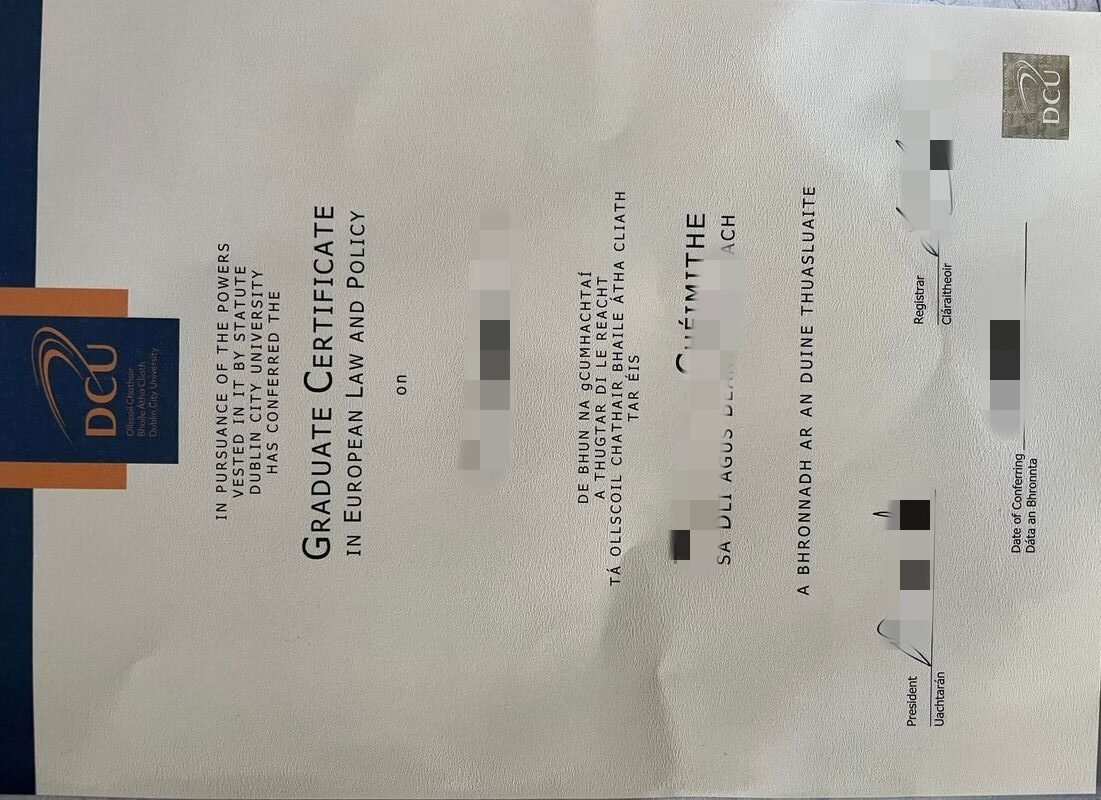 都柏林城市大学毕业证成绩单购买，爱尔兰文凭学历