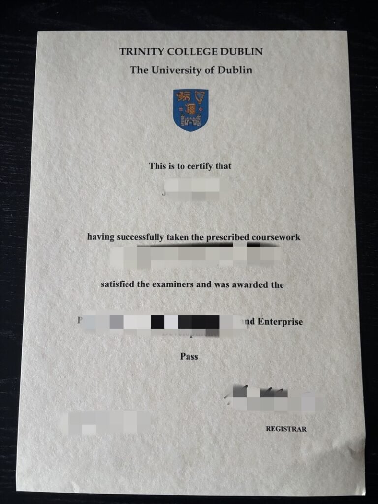 定做爱尔兰都都柏林理工大学毕业证成绩单diploma购买都柏林圣三一学院transcript留信认证爱尔兰海牙认证