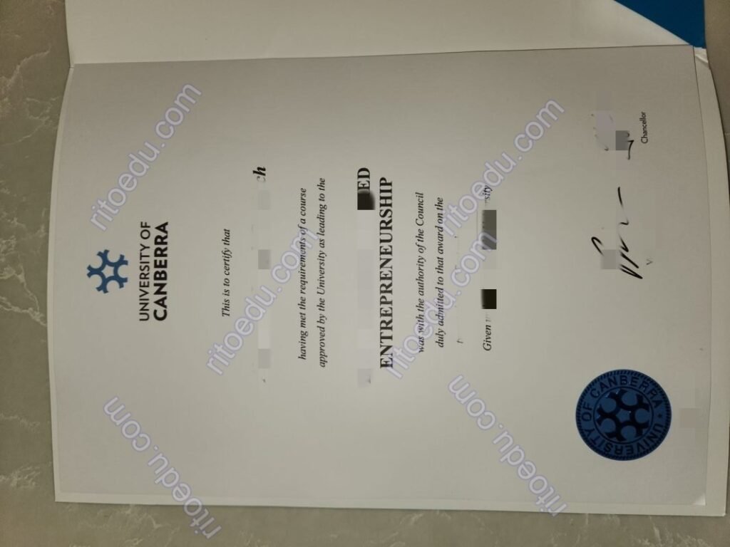 2025年最新堪培拉大学毕业证书成绩单制作，如何购买澳洲真实留信认证