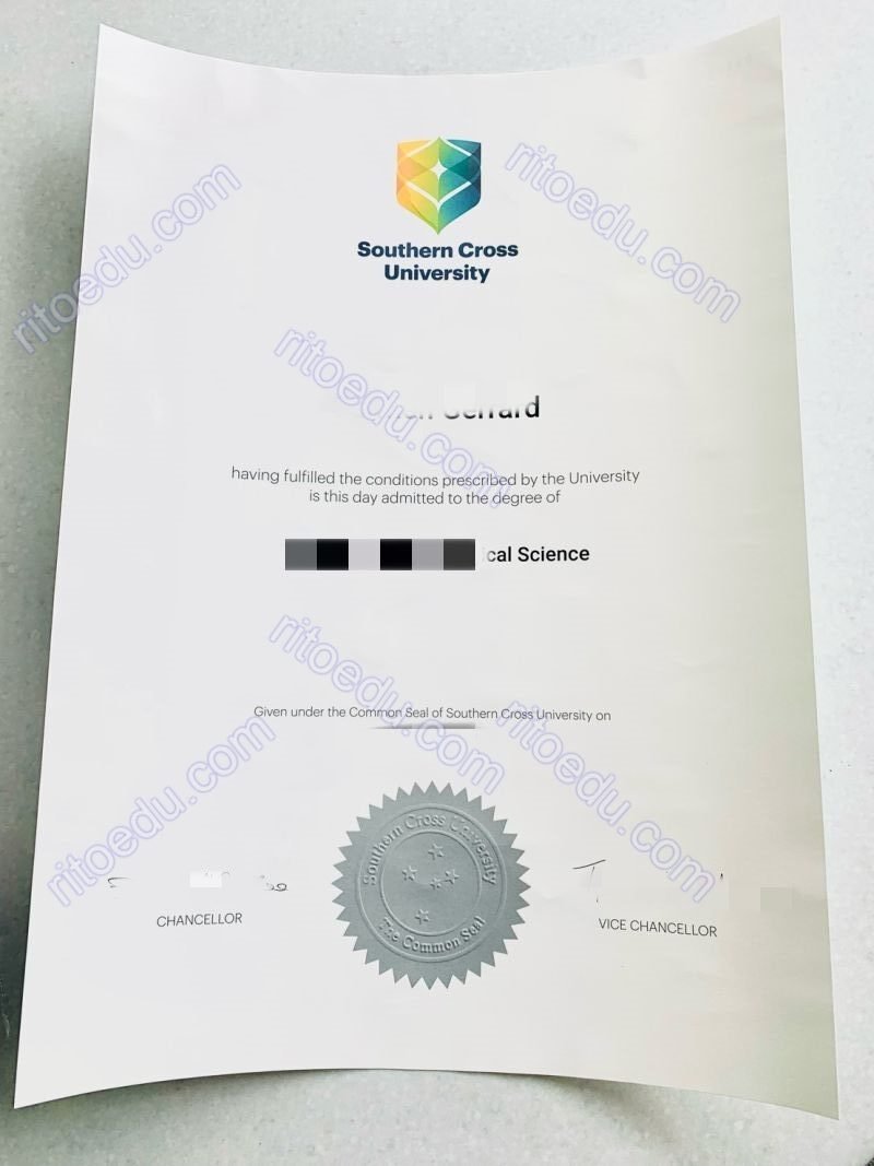 快速制作南十字星大学Southern Cross University，简称SCU文凭，buy Southern Cross University Certificate Transcript