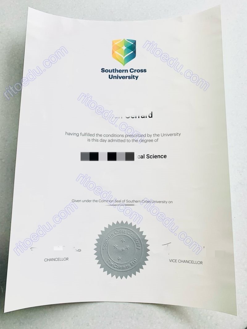 未毕业怎么购买南十字星大学毕业证书,SCU成绩单制作,SCU留信认证