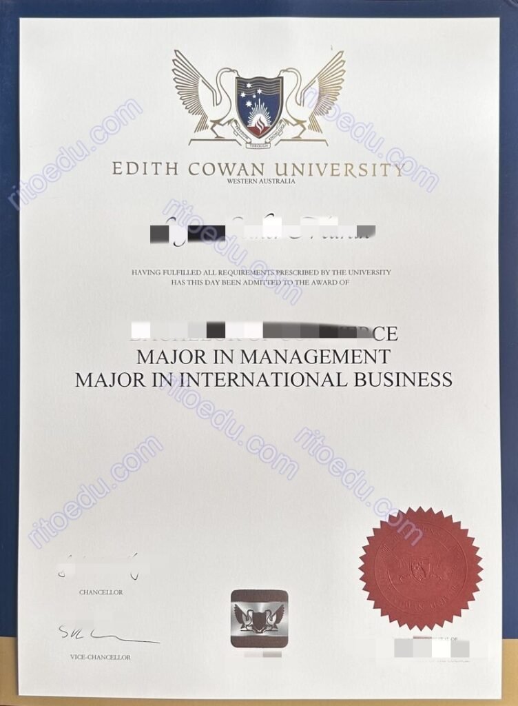 没毕业证怎么买伊迪斯科文大学（英语：Edith Cowan University）简称ECU文凭,做澳洲真实留信认证buy ECU certificate  transcript