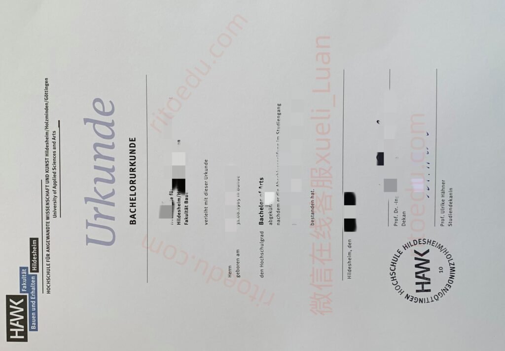 德国希尔德斯海姆-霍尔斯明登-哥廷根应用科学大学毕业证书制作，办理HAWK毕业证成绩单,做希尔德斯海姆-霍尔斯明登-哥廷根应用科学大学毕业证